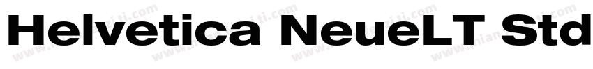 Helvetica NeueLT Std Med Ext bold字体转换